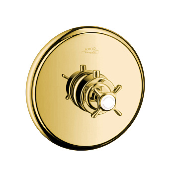 axor montreux, 16810990, термостат ecostat e, встраиваемый, см, цвет полированное золото