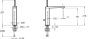 смеситель для раковины jacob delafon composed e73053-nd-cp хром