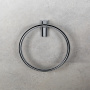 полотенцедержатель кольцо colombo design luna b0111, хром