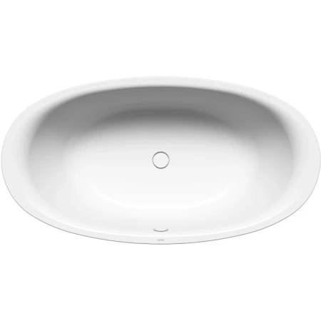 стальная ванна kaldewei ellipso duo oval 286200013001 232 190х100 см с покрытием easy-clean, альпийский белый 