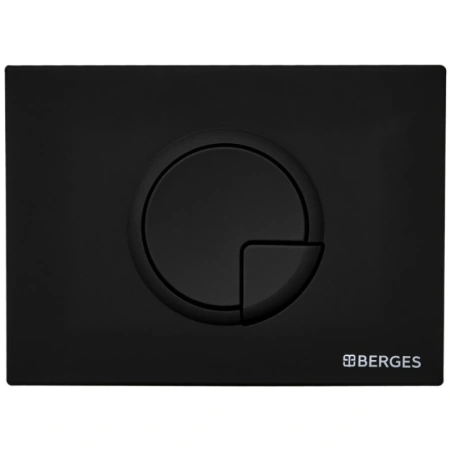 инсталляция berges ring 040225 для подвесного унитаза 1150 мм berges novum r5, soft touch черная 