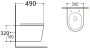 унитаз подвесной aquatek вега aq1904-00 тонкое сиденье с механизмом плавного закрывания