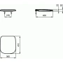 сиденье ideal standard esedra t318301 для унитаза с микролифтом, белый