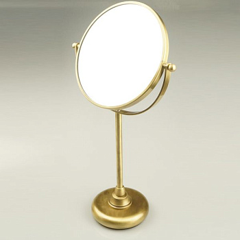 настольное поворотное косметическое зеркало (3x) stil haus 752(25), бронза