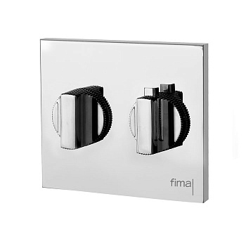 fima|carlo frattini switch смеситель для душа встраиваемый, f5921cr, термостатический, с регулировкой напора, внешняя часть, цвет хром