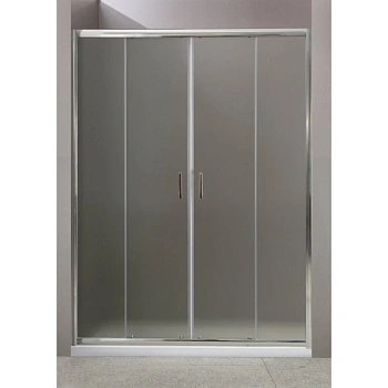 душевая дверь belbagno uno-bf-2 uno-bf-2-180-p-cr 180 см, стекло текстурное