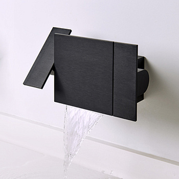 agape sen, asen0958on, настенный блок управления смесителя для душа или ванной кран, цвет черный