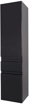 шкаф-пенал jacob delafon madeleine eb2069g-j52 l 35 см левый, черный блестящий