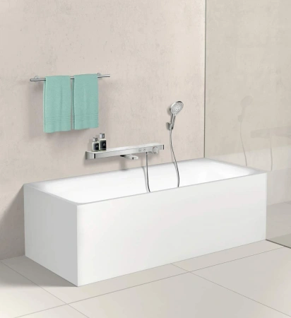 термостат для ванны hansgrohe showertablet select белый/хром 13183400