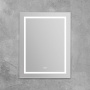 зеркало belbagno kraft spc-kraft-685-885-tch-warm 68.5 см с подсветкой, с подогревом, с сенсорным выключателем, серый