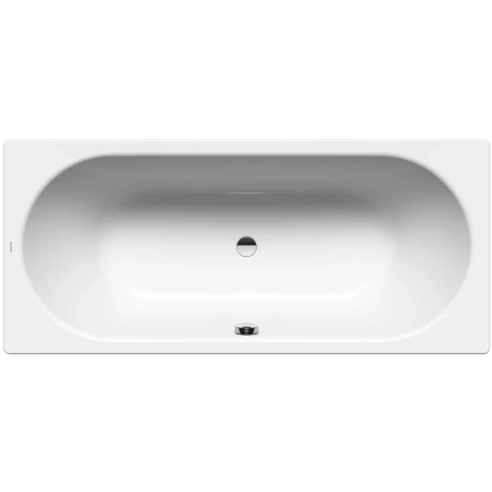 стальная ванна kaldewei classic duo 290730003001 107 170х75 см с покрытием anti-slip и easy-clean, альпийский белый 