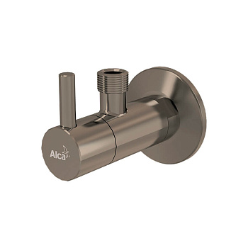 alcaplast угловой вентиль с фильтром 1/2×3/8 никель матовый arv001-n-b