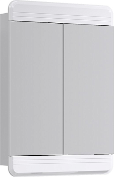 зеркало-шкаф aqwella корсика-60, kor.04.06, цвет белый