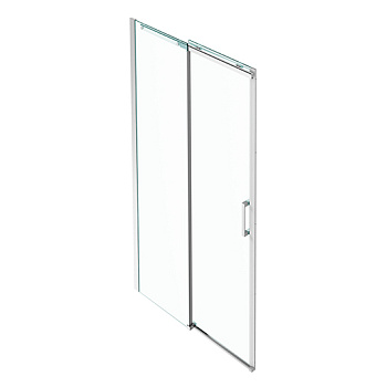 душевая дверь jacob delafon contra e22c110-ga 110 см, профиль хром глянцевый, стекло прозрачное
