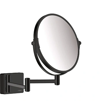 косметическое зеркало hansgrohe addstoris 41791670 черный, матовый