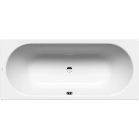 стальная ванна kaldewei classic duo 290930003001 109 180х75 см с покрытием anti-slip и easy-clean, альпийский белый 