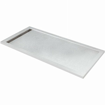 душевой поддон cezares tray as tray-as-ah-100/80-30-w из искусственного камня 100x80, белый