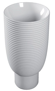 раковина disegno ceramica loom lo08542056 напольная чаша 42,6х85 см, жемчужно-серый