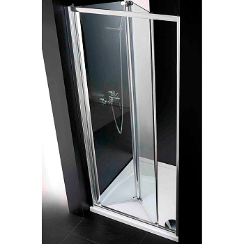 душевая дверь cezares anima anima-w-bs-90-c-cr 90 см профиль хром, стекло прозрачное