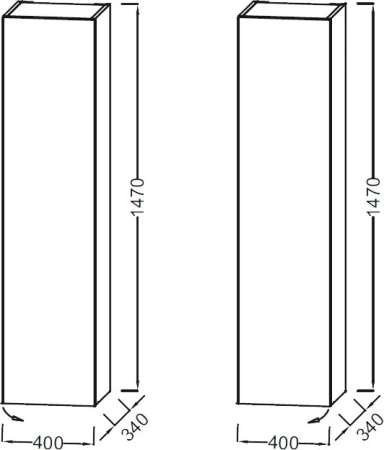 колонна jacob delafon rythmik eb1850g-g1c 40 см шарниры слева белый блестящий лак
