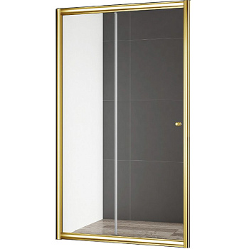 душевая дверь cezares giubileo giubileo-bf-1-140-c-g 140 см профиль золото, стекло прозрачное