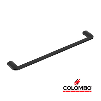 полотенцедержатель colombo design trenta b3011.nm 65 см, черный матовый
