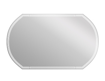 зеркало cersanit led 090 design 100, kn-lu-led090*100-d-os