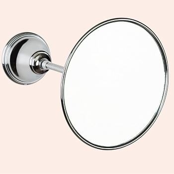 зеркало tw harmony 025, twha025cr, подвесное косметическое круглое диам.14см, цвет хром