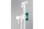 гигиенический душ со смесителем almaes benito al-859-06, цвет белый