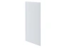 неподвижная душевая стенка aquatek aq ari wa 09020bl 900x2000, для комбинации с дверью, профиль черный, стекло прозрачное