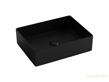 раковина накладная ceramica nova element cn6069mb, 471*361*130 мм, черный матовый