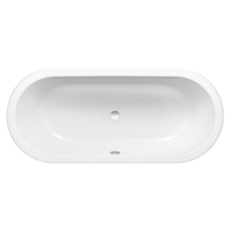 ванна bette starlet flair oval 8773-000 plus 1680х730 мм шумоизоляция, антигрязевое покрытие, белый