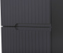 шкаф пенал cezares duet duet-1500-2a-sc-gr-p 40 см подвесной, grafito
