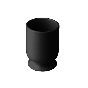 nicolazzi on shelf, 6002b, стакан настольный керамический, цвет черный