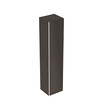 шкаф-пенал geberit acanto 500.619.jk.2 380х1730 мм, темно-серый