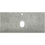 столешница под раковину belbagno kep-100-mgl 100 см, marmo grigio lucido