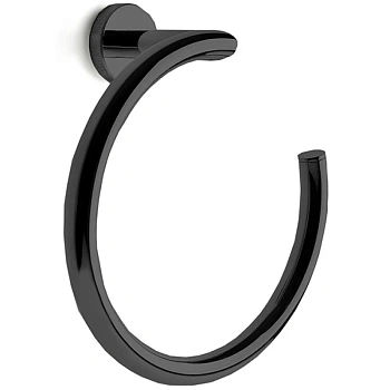 полотенцедержатель-кольцо 3sc ribbon rb11no, черный матовый