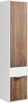 пенал подвесной aqwella malaga-30, mal.05.03/l/cd, цвет крафт тёмный