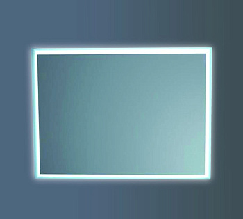 зеркало xpertials amira 84354135-43493 120х80 см, led свет, вкл/выкл с диммером, антизапотевание 