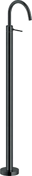 напольный смеситель для раковины nobili, ve125189/3flp глянцевый, цвет черный