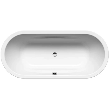 стальная ванна kaldewei vaio duo oval 233148053001 951-7 180х80 см с покрытием easy-clean, альпийский белый 