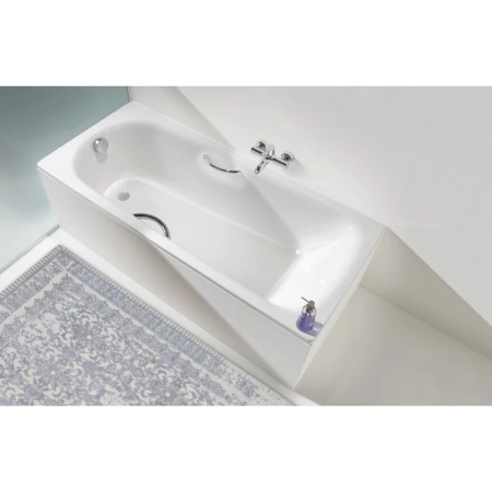 стальная ванна kaldewei saniform plus star 133630003001 336 170х75 см с покрытием anti-slip и easy-clean, белый 
