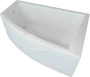 акриловая ванна aquatek оракул 180х125 ork180-0000013 (правая, без гидромассажа, без фронтального экрана, вклеенный каркас)