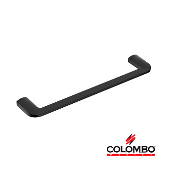 полотенцедержатель colombo design trenta b3009.nm 37 см, черный матовый