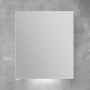 зеркальный шкаф belbagno spc spc-1a-dl-bl-500 с подсветкой, белый