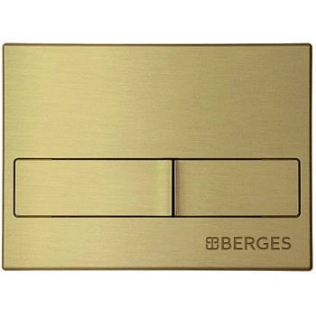 кнопка berges line 040018 для инсталляции novum l8, бронза